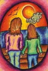 The Life I Would Have Had looking at the sunset