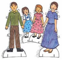 The Blueberry Family paper dolls