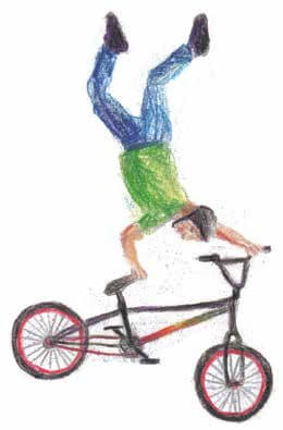 If Money Grew on Trees boy riding a bike