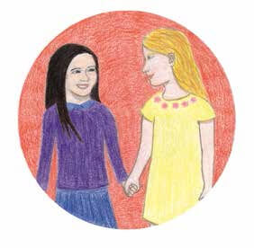 Friends friends holding hands