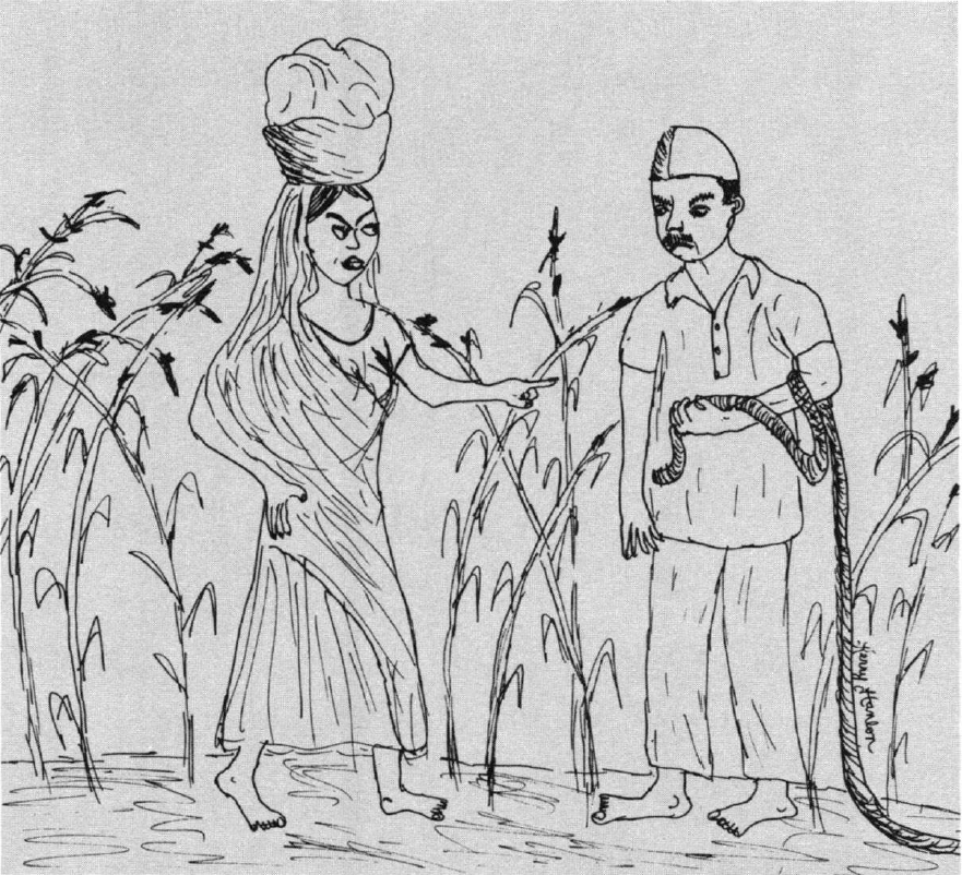 Homemade Crop Duster Confronted by a woman