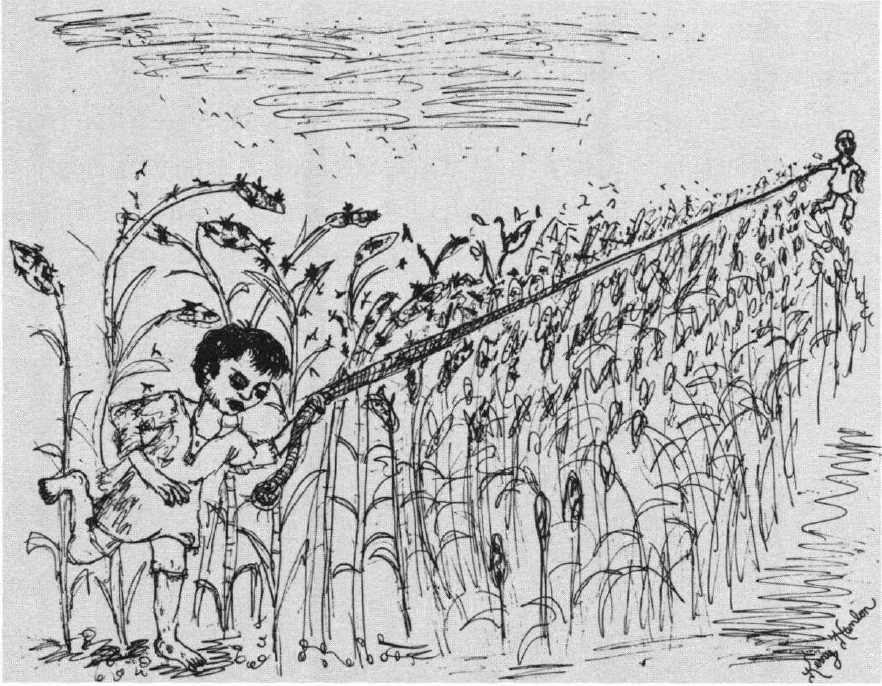 Homemade Crop Duster Using a rope