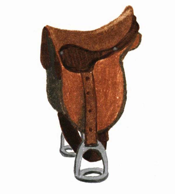 the flying angel horse saddle