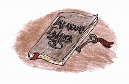 Poseidon book and key