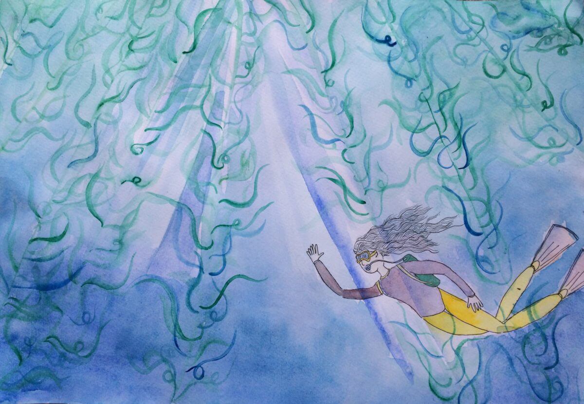 Seaweed Towered Above Her