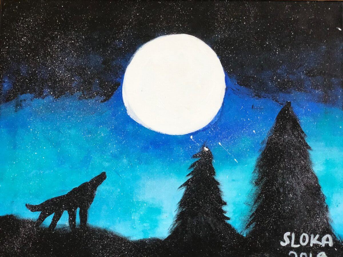 Fox on a Snowy Night