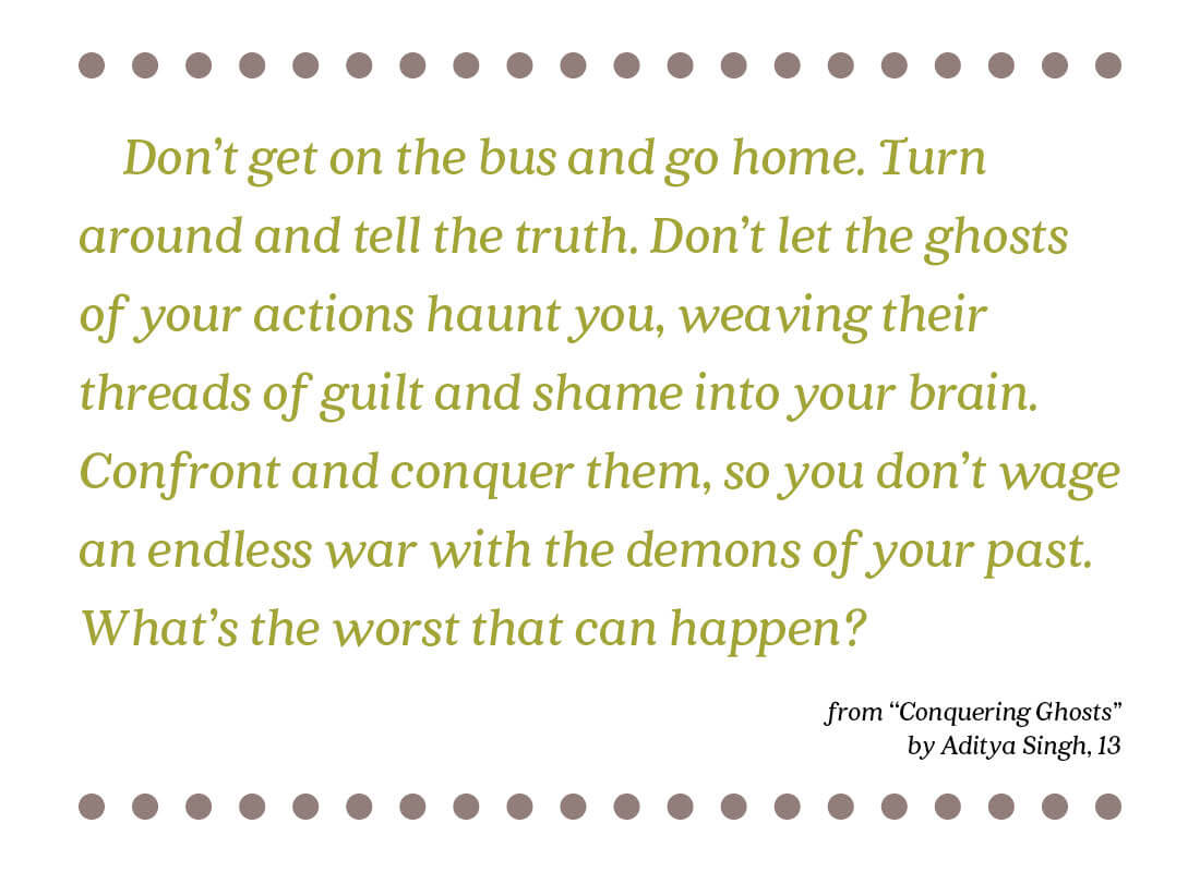 Conquering Ghosts text