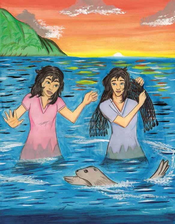 The Voice of the Seal sisters are swimming
