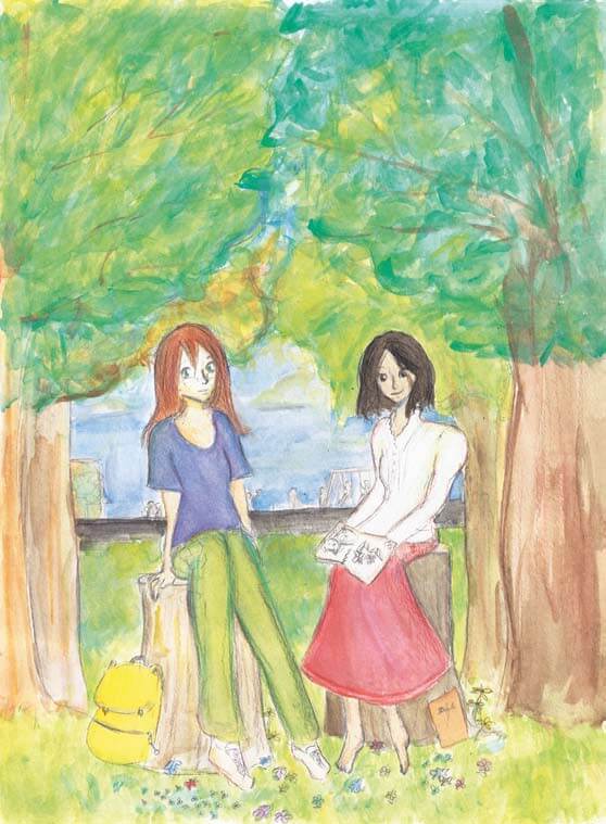 Irah, the Princess girls in the woods