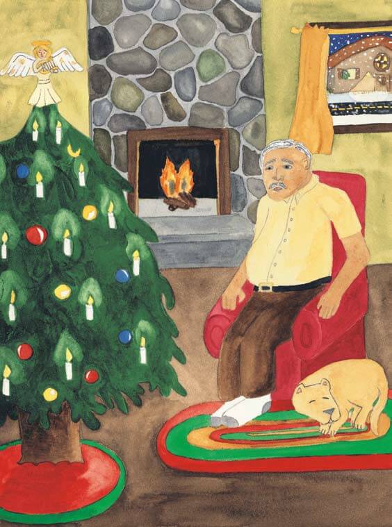 Stille Nacht spending christmas alone