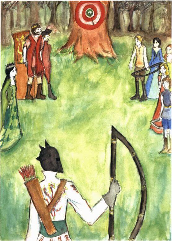 The Tale of the Strange Nobleman archery competition