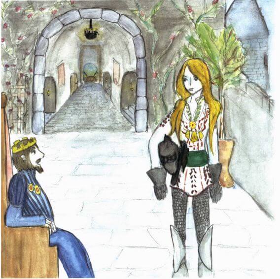 The Tale of the Strange Nobleman meeting the king