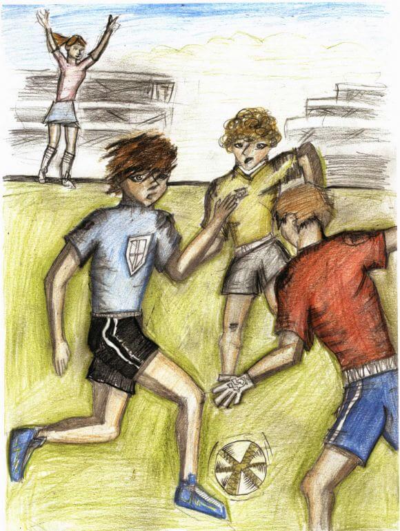 The New Soccer Season playing soccer
