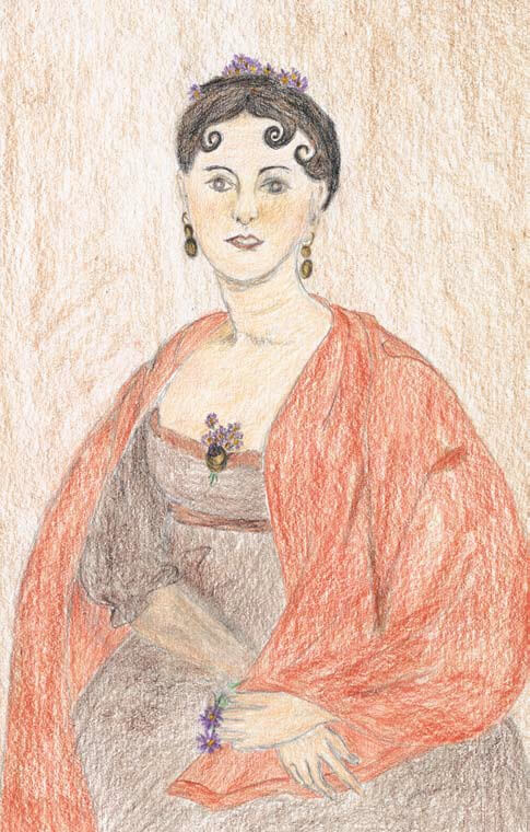 My Story, a Fictional Account portrait of a lady