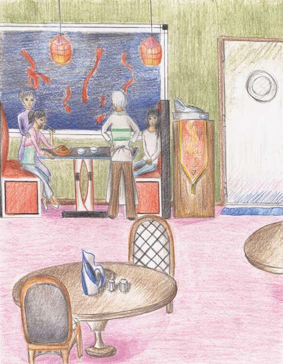 The Dragon Speaks at a diner