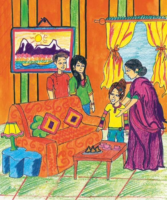 An Indian Monsoon aunt is visiting