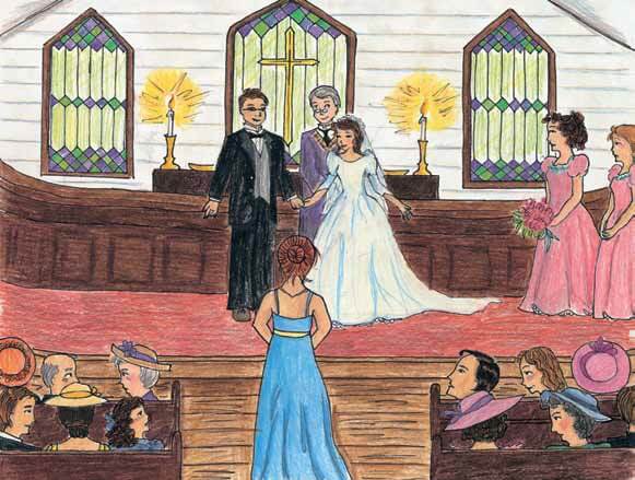 Not Your Ordinary Fairy Tale church wedding