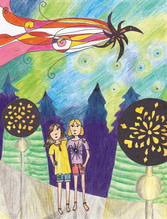 Saying Goodbye seeing a shooting star