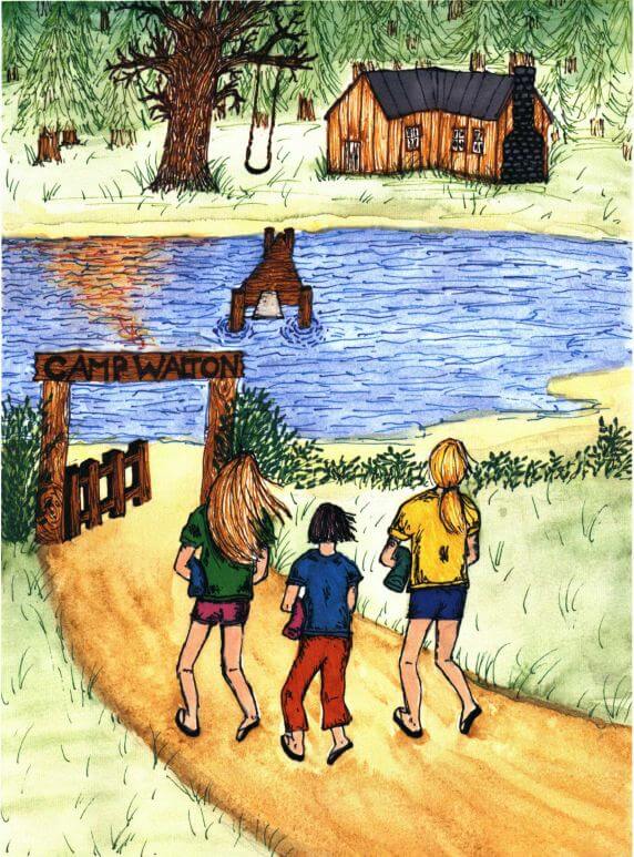 The Swim Test heading to the lake