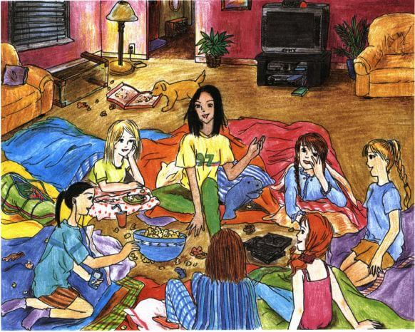 Truth-Telling girls talking