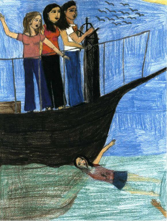 Forgiveness swimming overboard