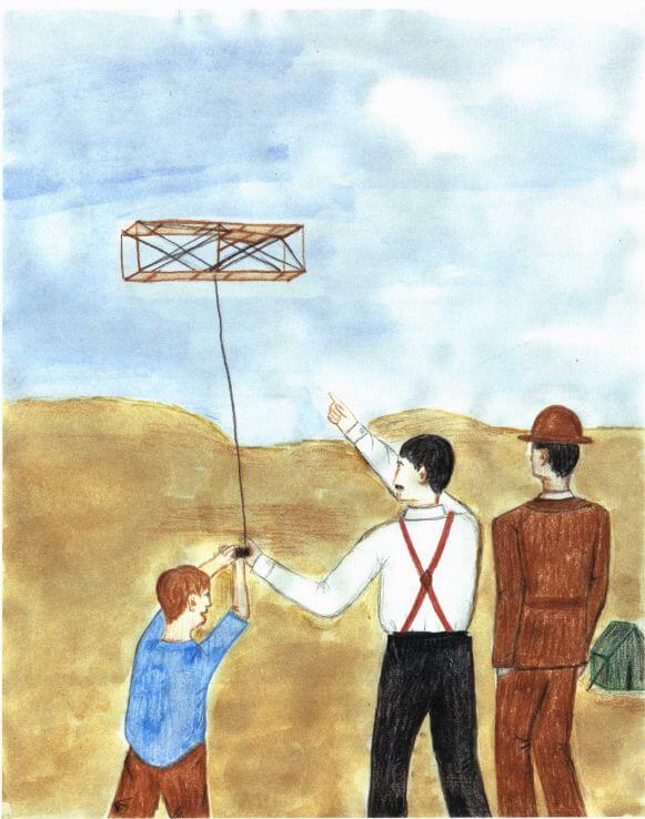 First in Flight making a machine fly
