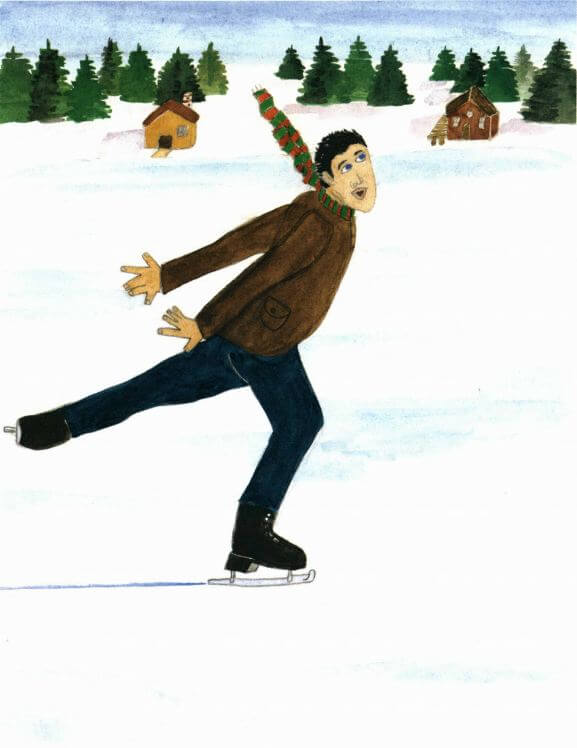 On Thin Ice skating on the ice