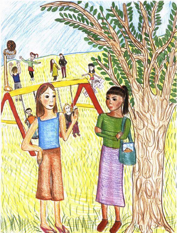 Second Chance girls talking