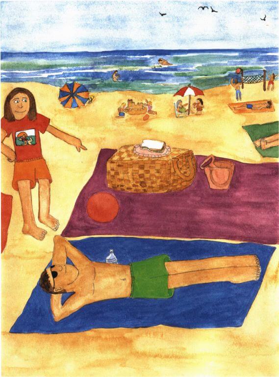 Summer of the Sea Turtles sun bathing