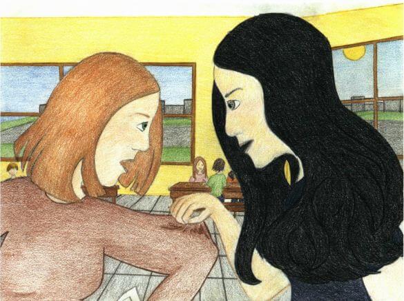 Accusations arguing with classmate