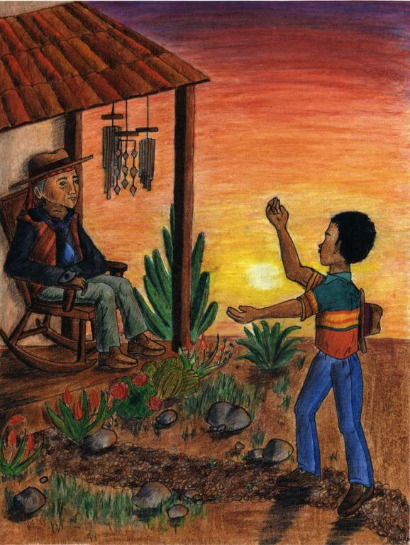 Curandero going to a healer