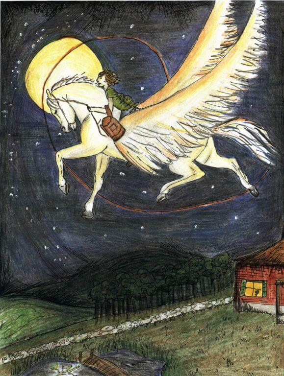 Night Flight flying in the night