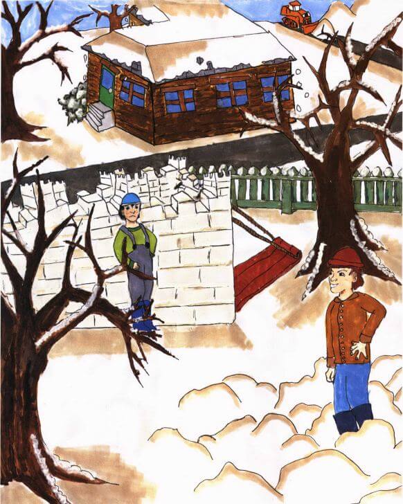 Snow Fights snow fort