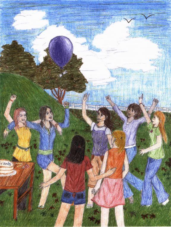 The Balloon flying a balloon