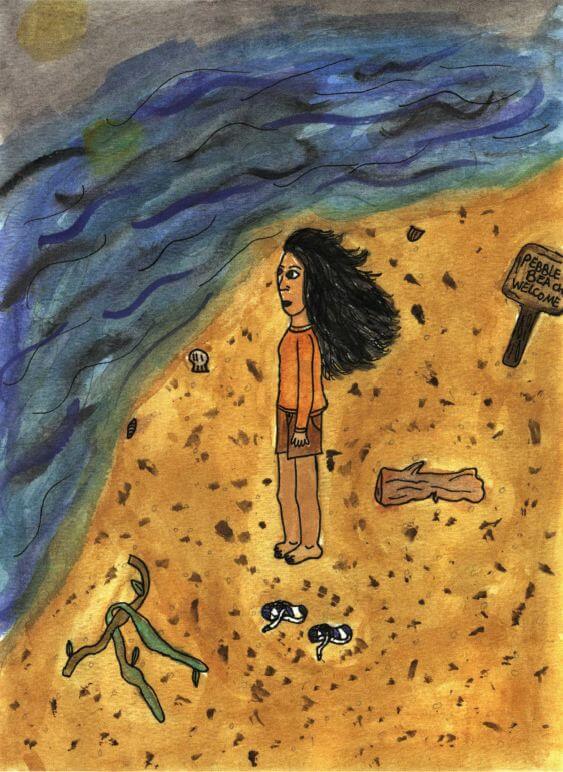 A Breath of Fresh Air barefoot at the beach
