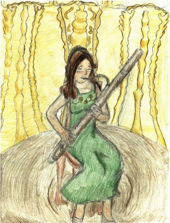 Voice of Sorrow, Voice of Joy playing the bassoon