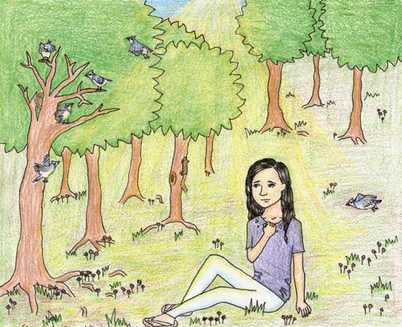 The Blue Jays’ Song sitting on the grass