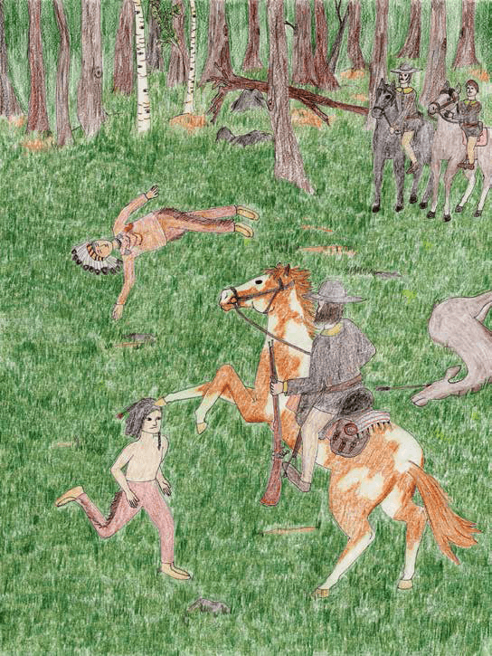 Scarlet Spring horse hitting a man