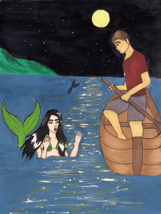 The Songs of Green Waters seeing a mermaid