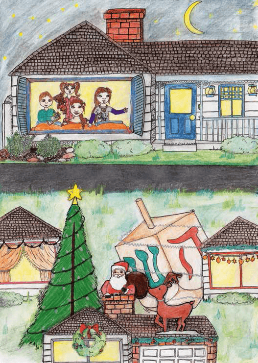 The Annual Holiday Summer Street Showdown Houses with holiday decorations