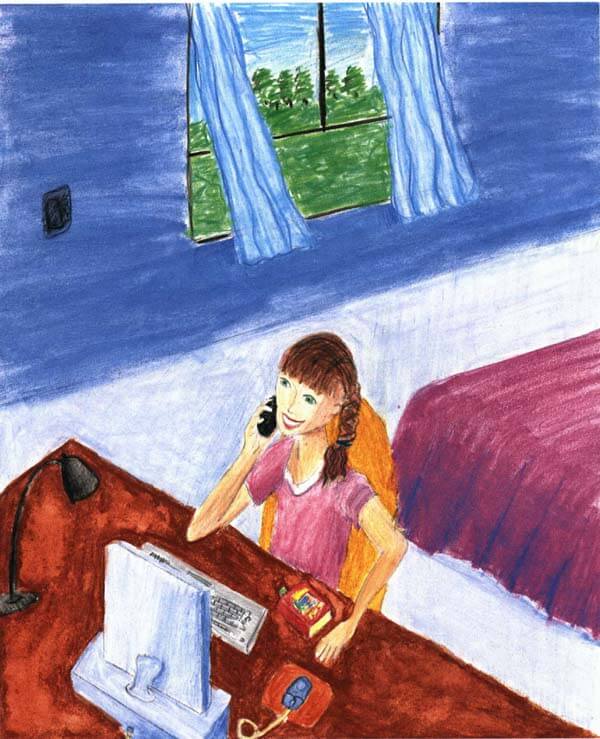 persistence girl phone call