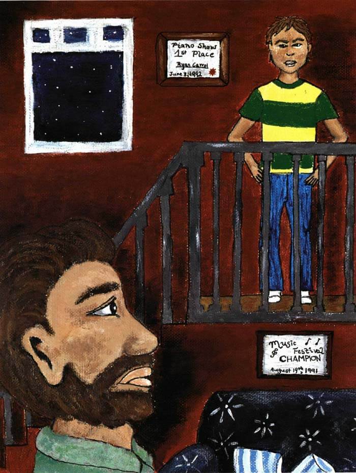 good night son kid and his father