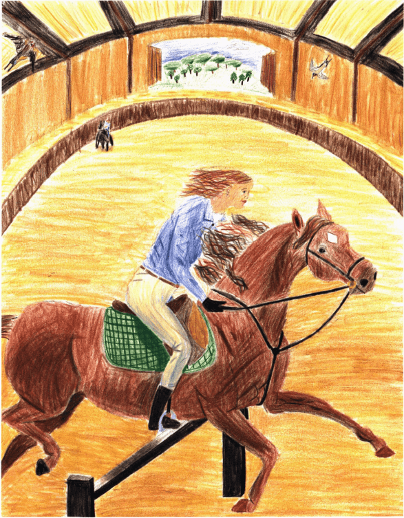 Rider's Paradise woman riding a horse