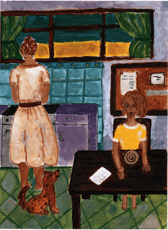 A Wider World girl reading a letter