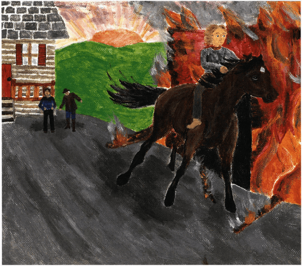 Second Chance Ride riding a horse