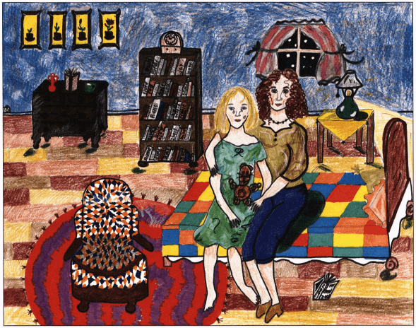 Ellen's Sixth-Grade Family mother and daughter
