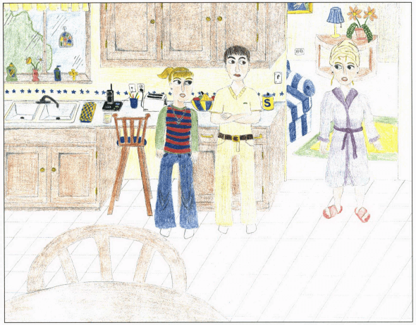 Love standing in the kitchen