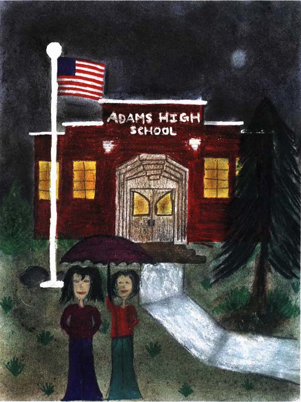 rainy day man adams high school