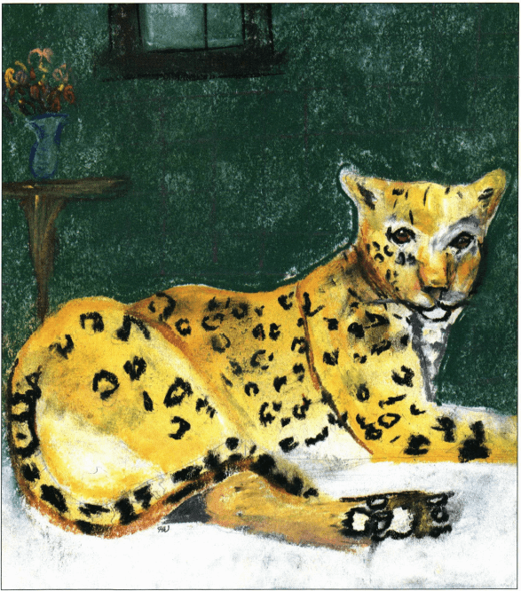 The Clown Who Found a Frown leopard