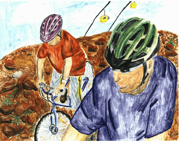 Thirteen and Still Feeling Lucky brothers biking